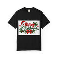 Thread Tumblrz Merry Christmas Festive Santa Hat & Wreath Graphic T-Shirt