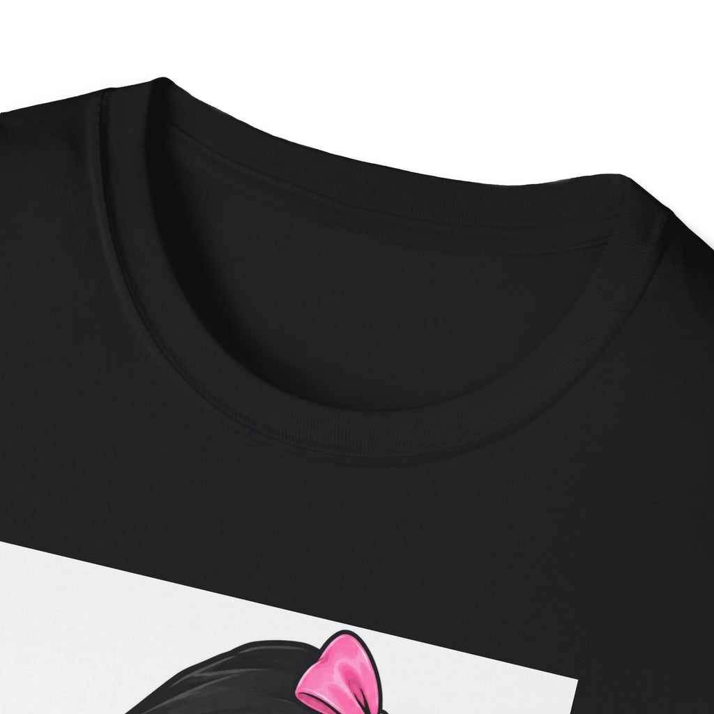 Thread Tumblrz Women's Scream Mask Girl Pink Bow & Knife Horror Graphic T-Shirt