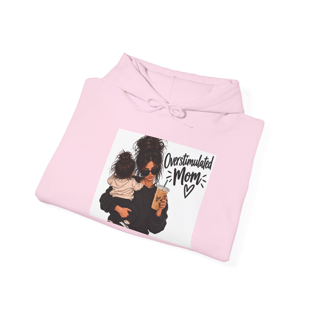 Thread Tumblrz Women's Overwhelmed Mom Cozy Pullover Hoodie — New Mom Gift