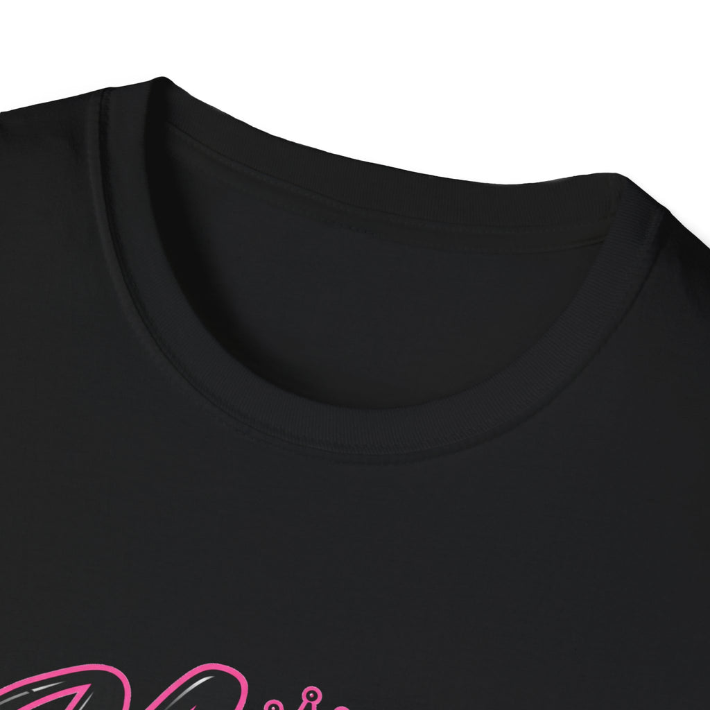 Thread Tumblrz Women's Mom of 2 Girls Proud Mommy Graphic T-Shirt with Daughter Silhouettes