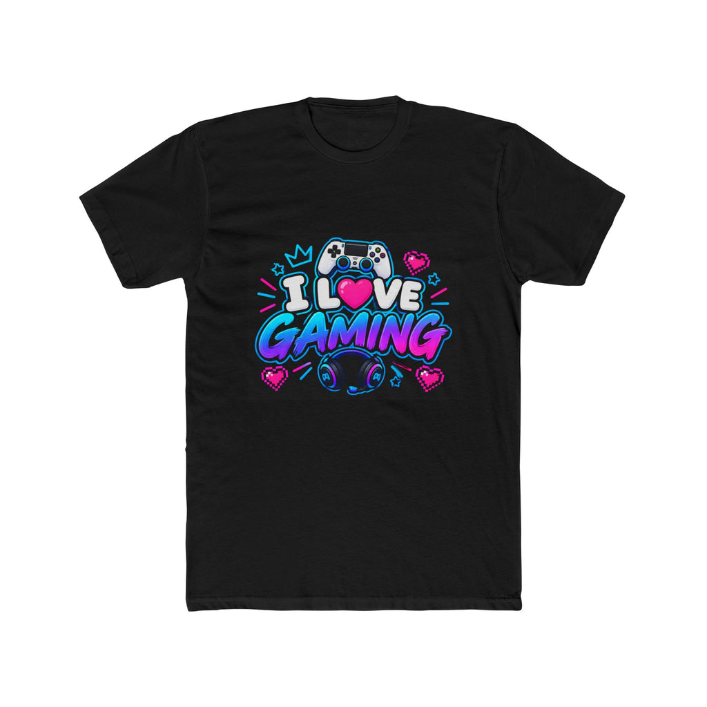 Thread Tumblrz Men's Retro Neon I Love Gaming Graphic T-Shirt