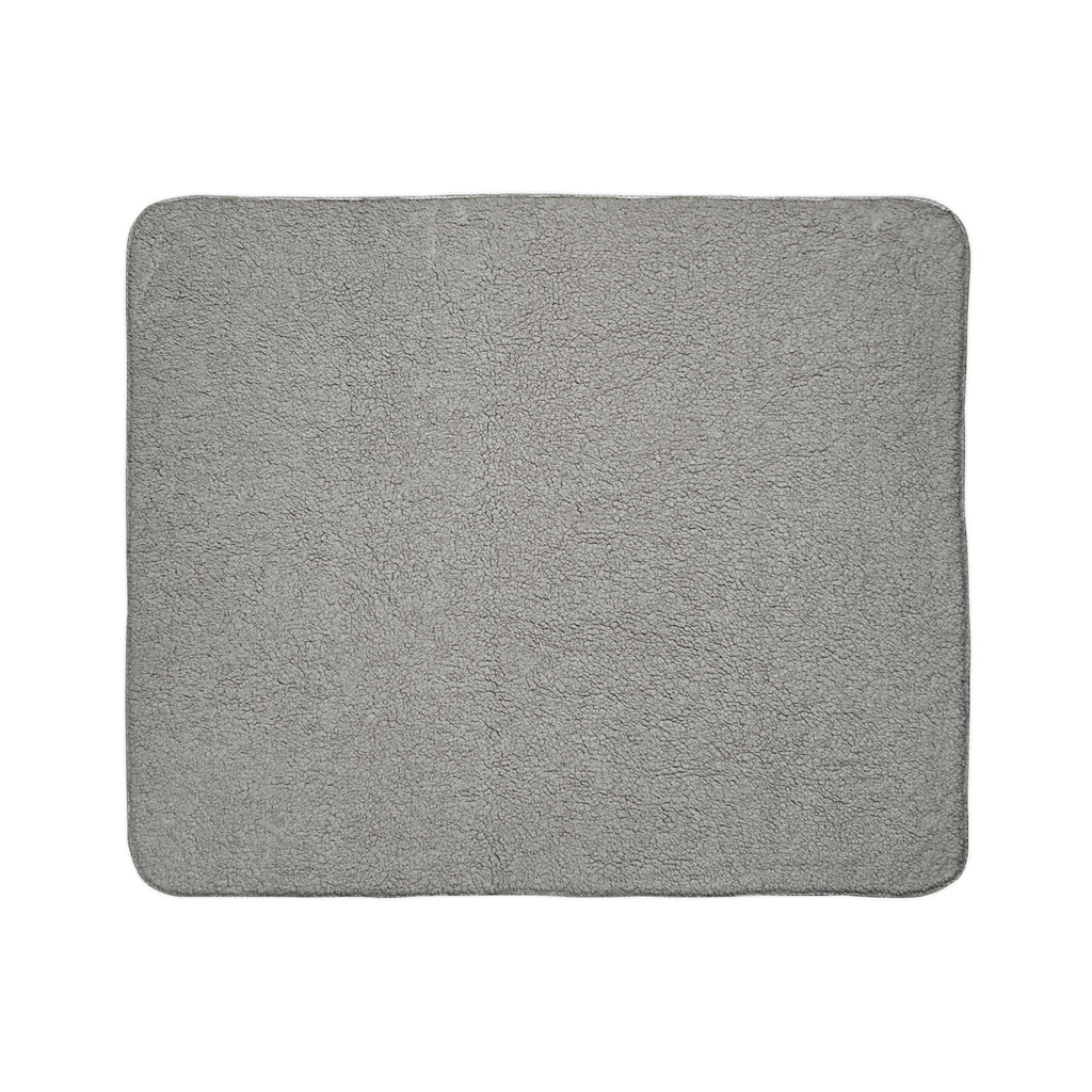 Basketball Sherpa Blanket – Cozy Orange Basketball Design for Fans, Gift for Players & Sports Lovers