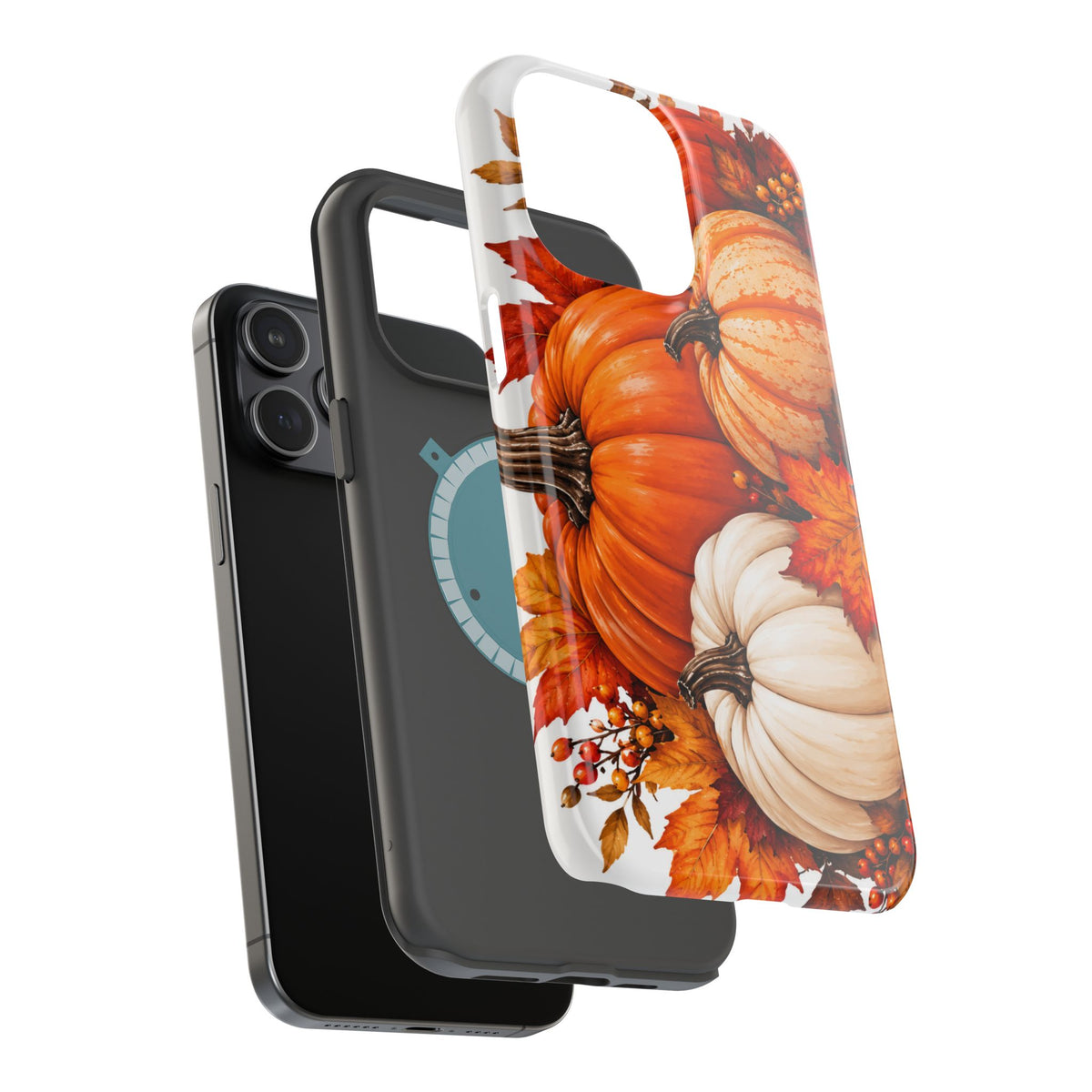 Autumn Pumpkins Magnetic Impact-Resistant Phone Case