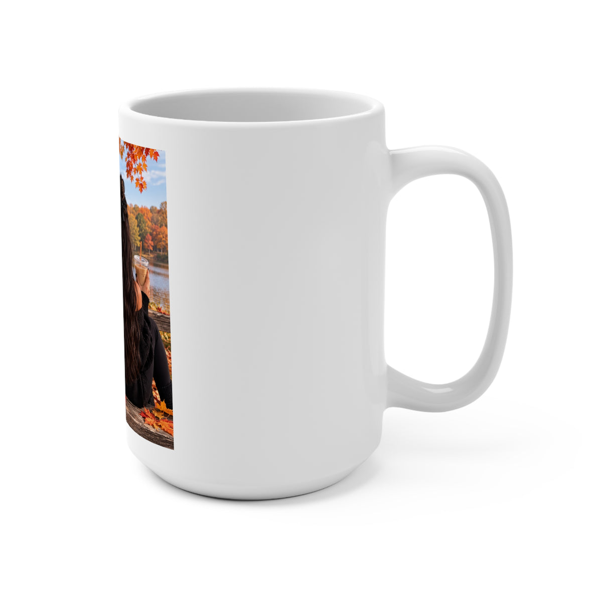 Thread Tumblrz Friendship Fall Best Friends Autumn Lake 15oz Ceramic Coffee Mug