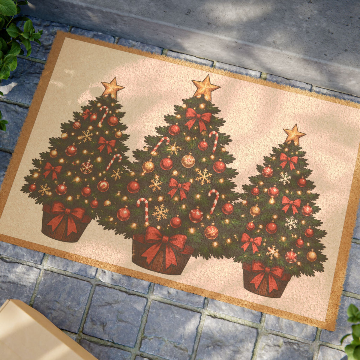 Christmas Tree Doormat – Festive Holiday Welcome Mat