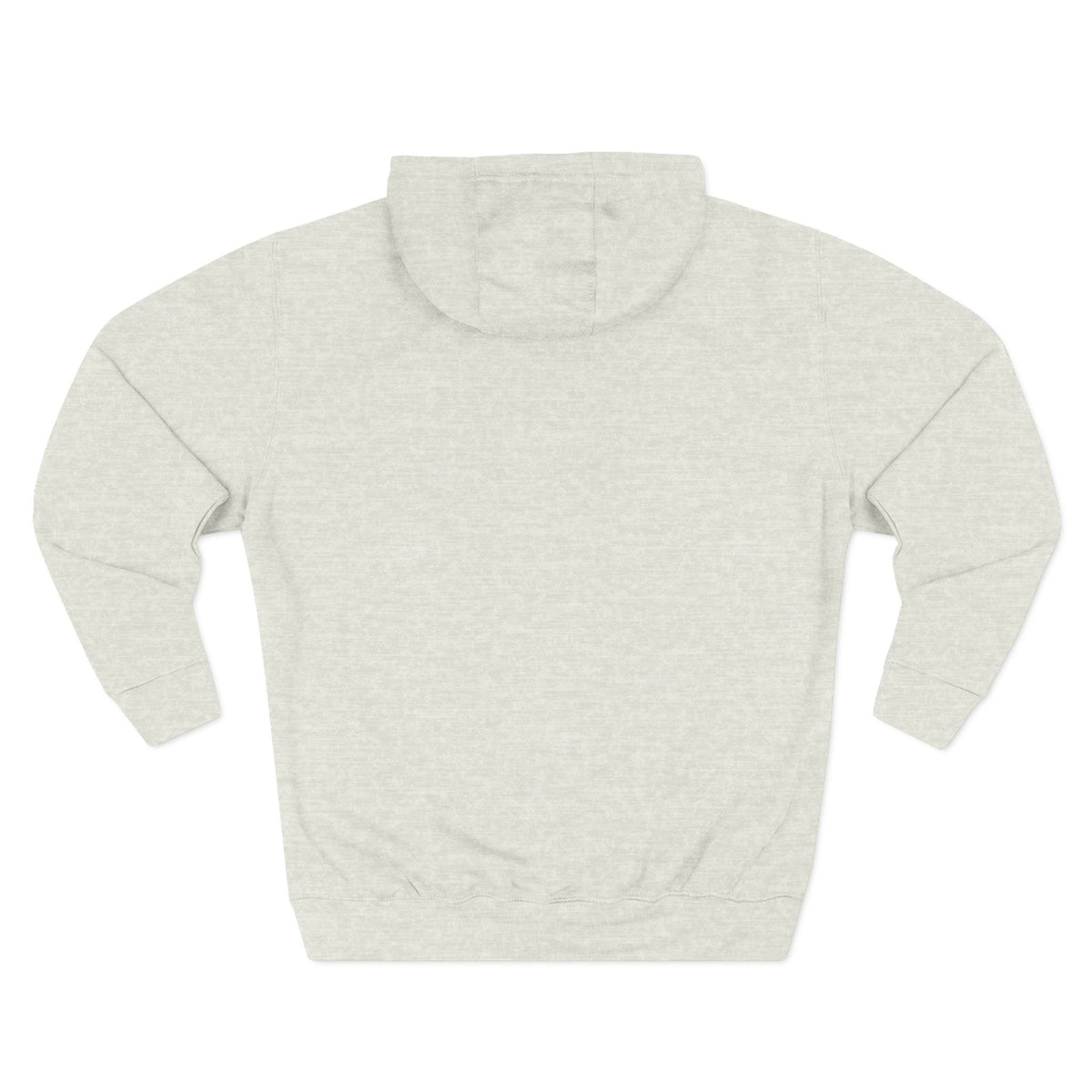 Thread Tumblrz Minimalist Logo Lightweight White Fleece Pullover Hoodie