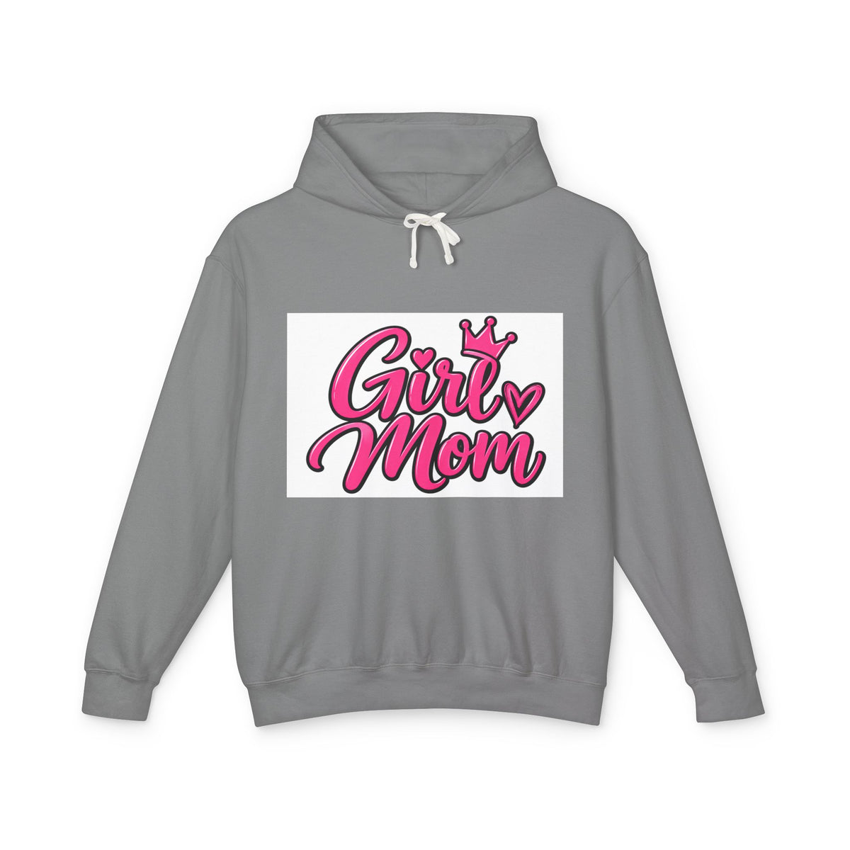 Thread Tumblrz Women's Girl Mom Pink Crown Mother's Day Pullover Hoodie