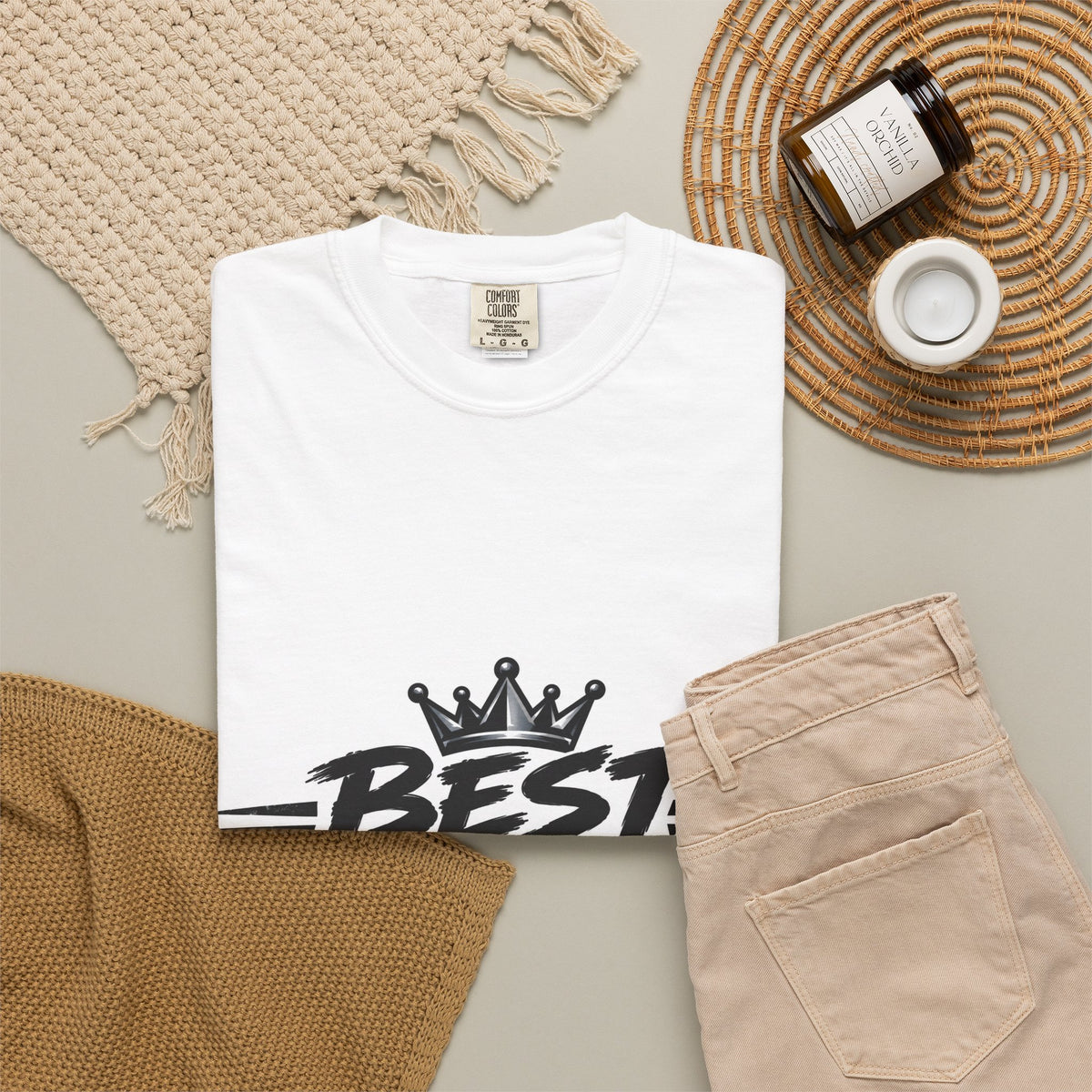 Thread Tumblrz Men's Best Boyfriend Crown Graphic T-Shirt — Gift for Him