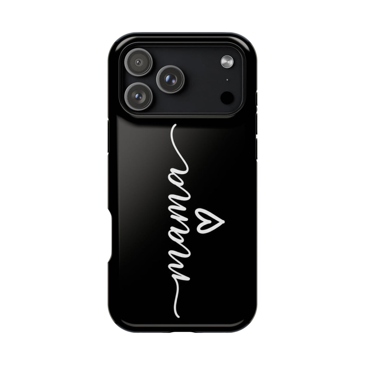 Mama Script Heart Magnetic Phone Case