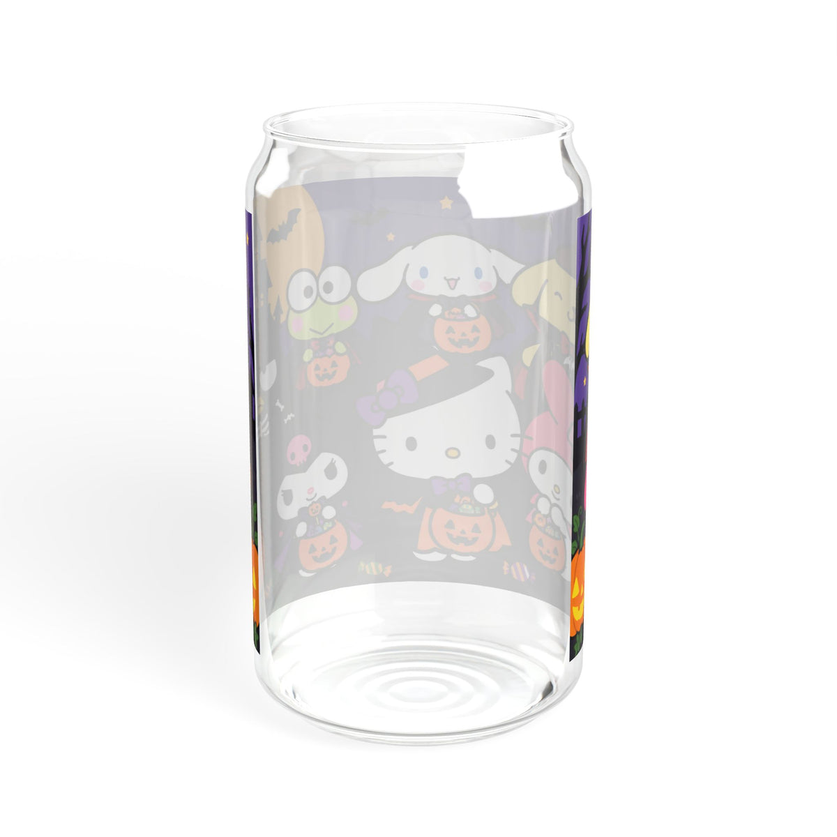 Thread Tumblrz 16oz Hello Kitty Halloween Trick-or-Treat Glass Sipper with Straw