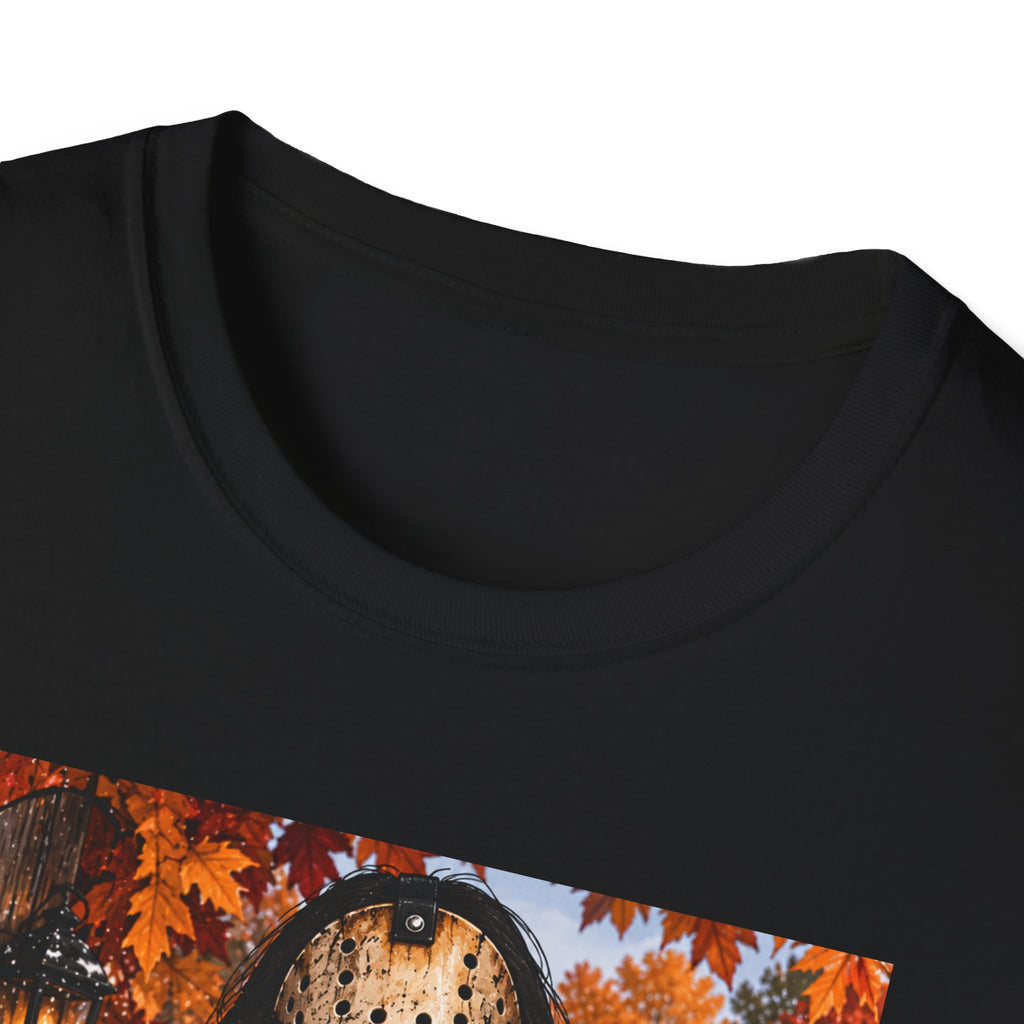 Thread Tumblrz Women's Mama Jason Horror Mom Halloween Fall Graphic T-Shirt