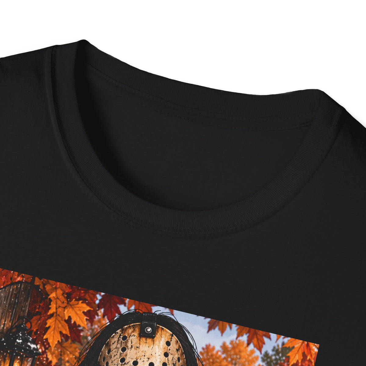 Thread Tumblrz Women's Mama Jason Horror Mom Halloween Fall Graphic T-Shirt