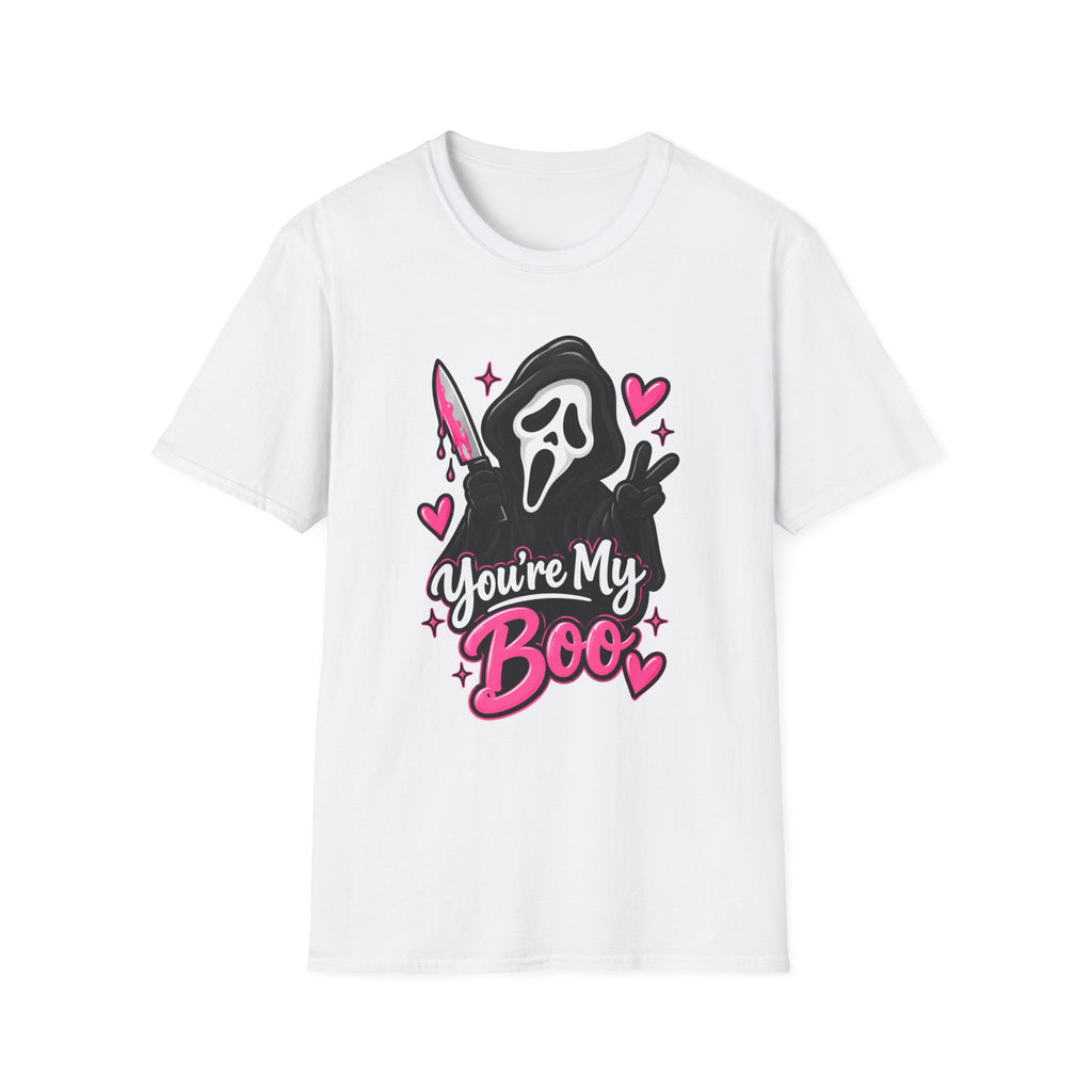 Thread Tumblrz Women's You're My Boo Cute Horror Valentine Scream Graphic T-Shirt