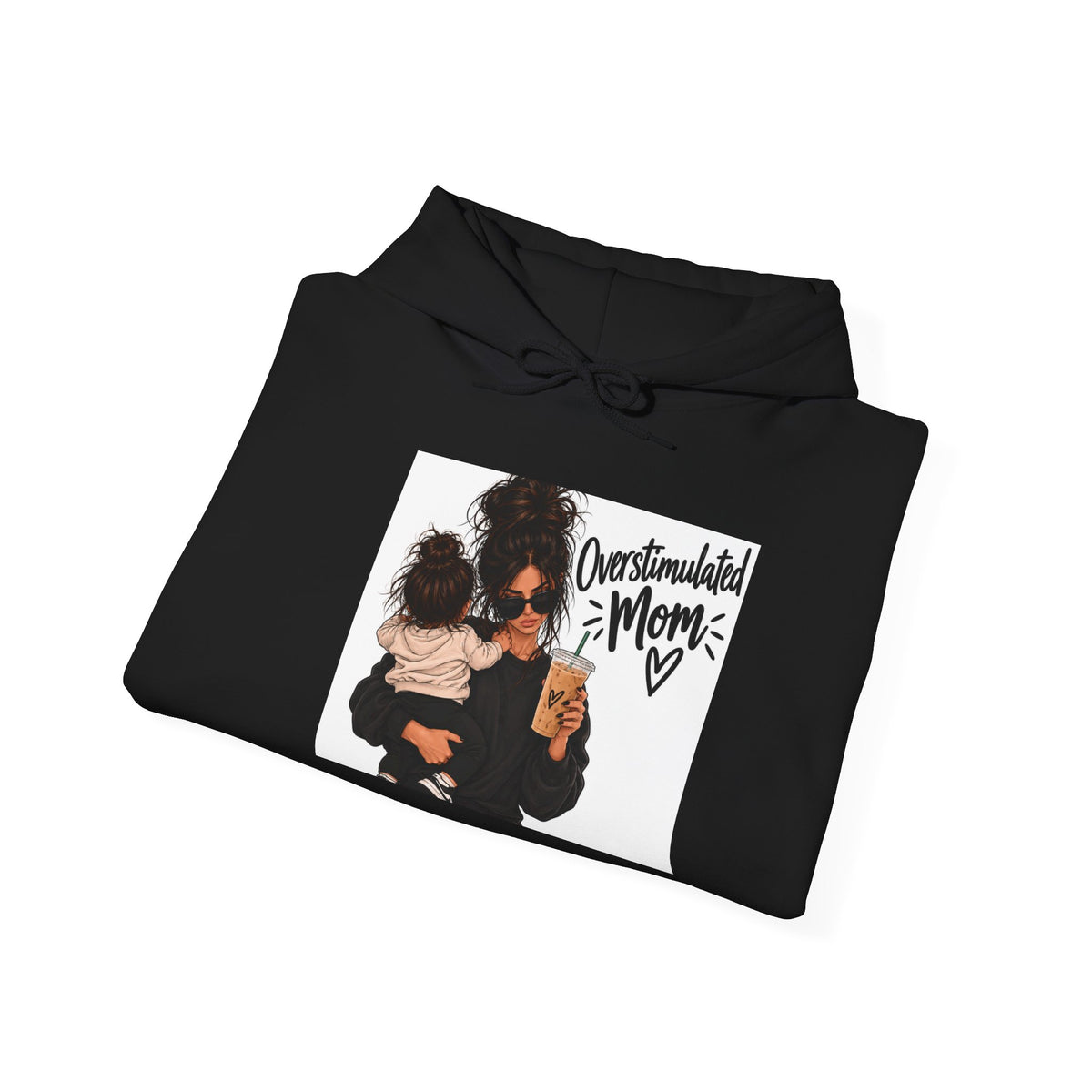 Thread Tumblrz Women's Overwhelmed Mom Cozy Pullover Hoodie — New Mom Gift