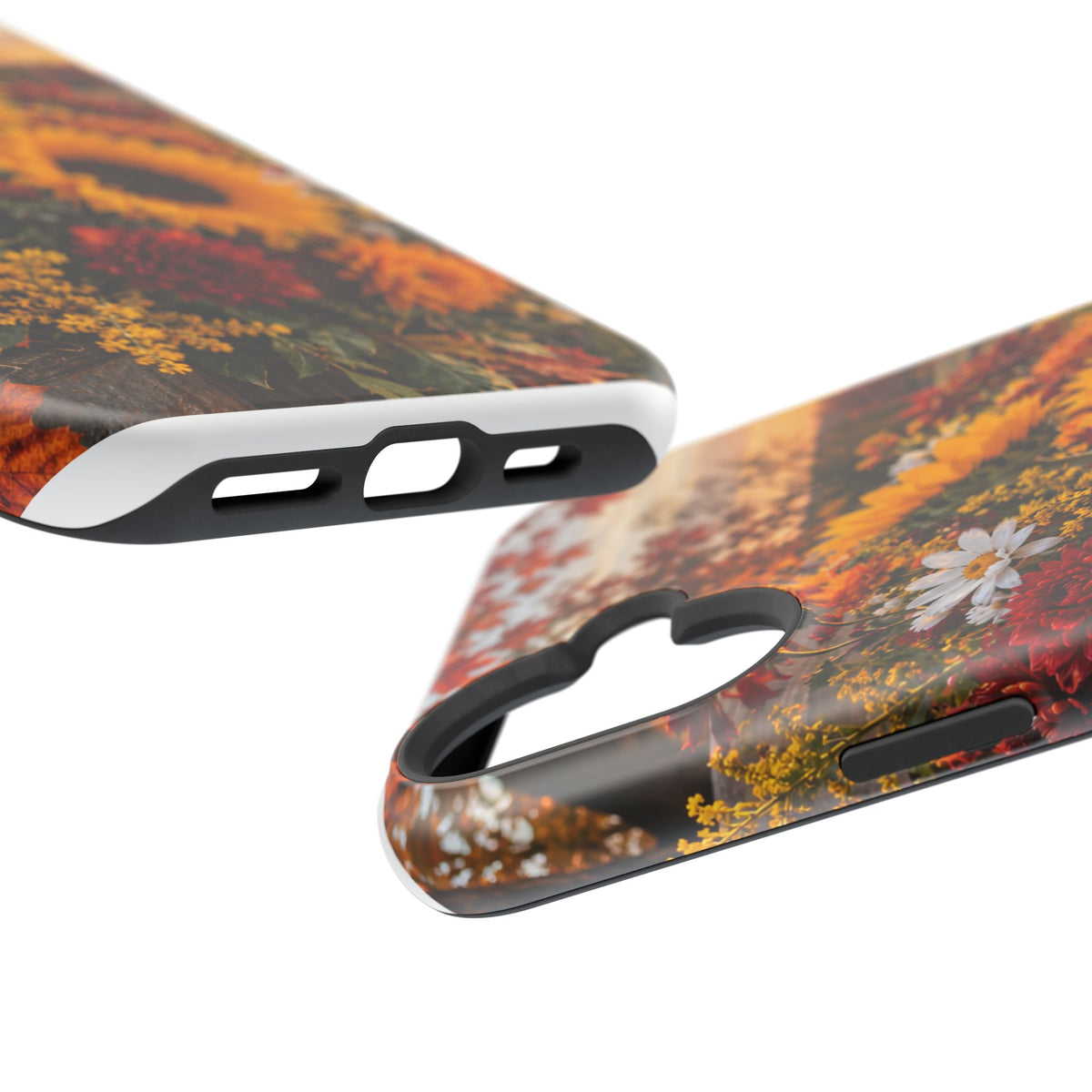 Sunflower Harvest Phone Case — Fall Floral Magnetic Impact-Resistant Cover