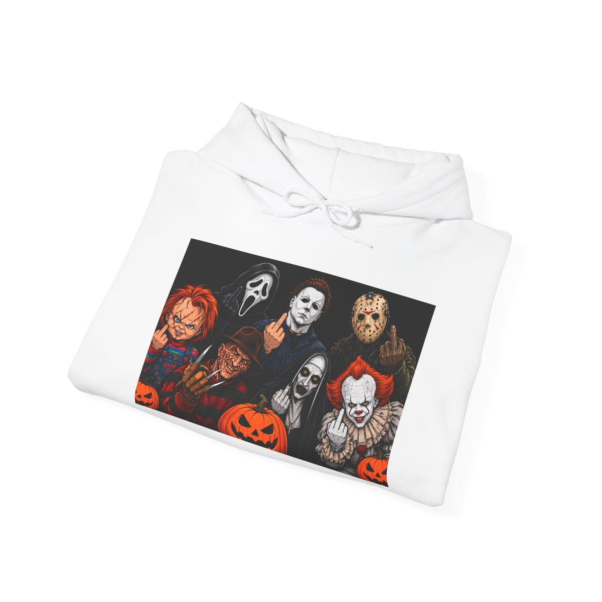 Thread Tumblrz Horror Movie Villains Slasher Characters Halloween Pullover Hoodie
