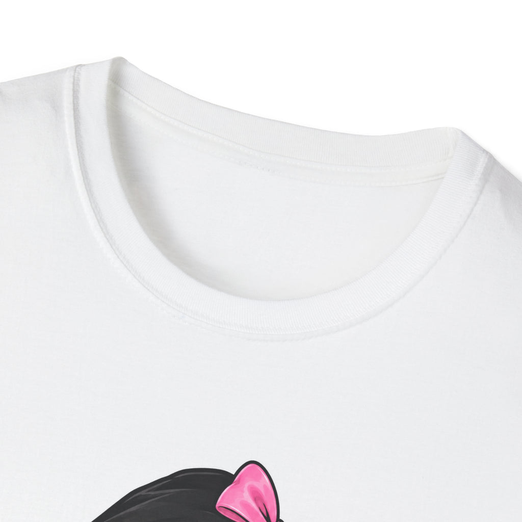Thread Tumblrz Women's Scream Mask Girl Pink Bow & Knife Horror Graphic T-Shirt