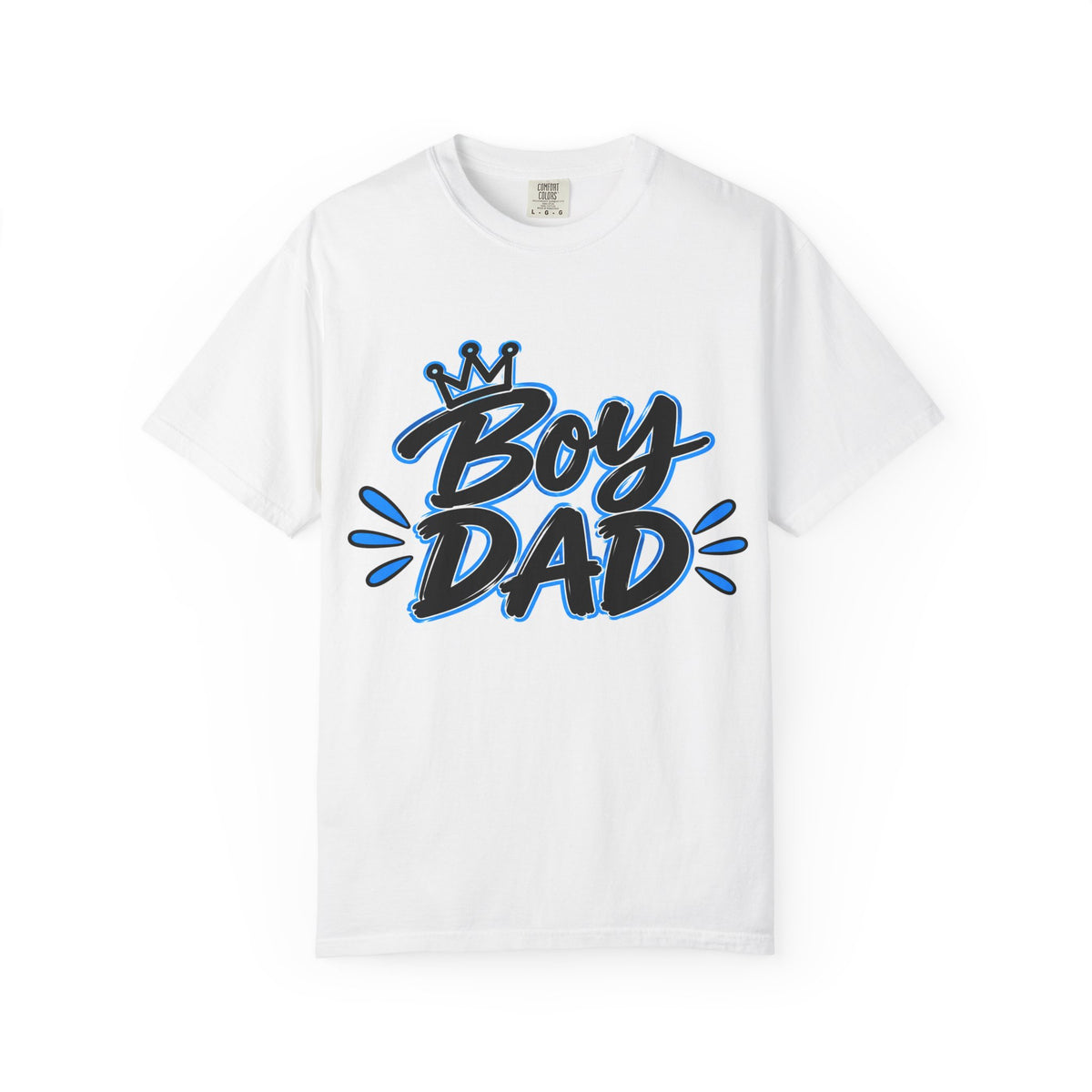Thread Tumblrz Men's Boy Dad Retro Blue Script Father's Day Graphic T-Shirt