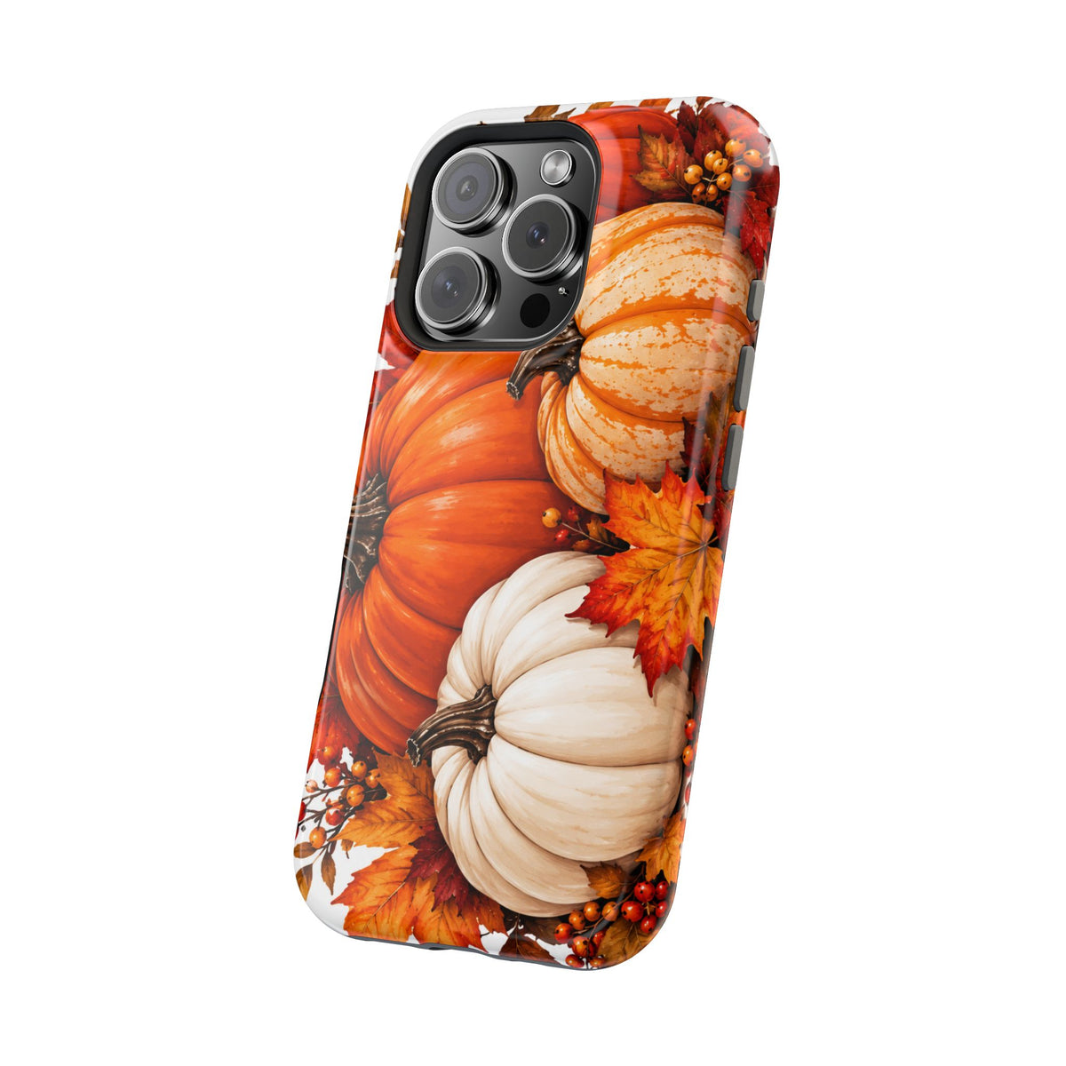 Autumn Pumpkins Magnetic Impact-Resistant Phone Case