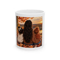 Thread Tumblrz Autumn Sunset Family Mom & Kids Fall Ceramic Coffee Mug (11oz & 15oz)