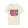 Overstimulated Mom Colorful Graphic T-Shirt