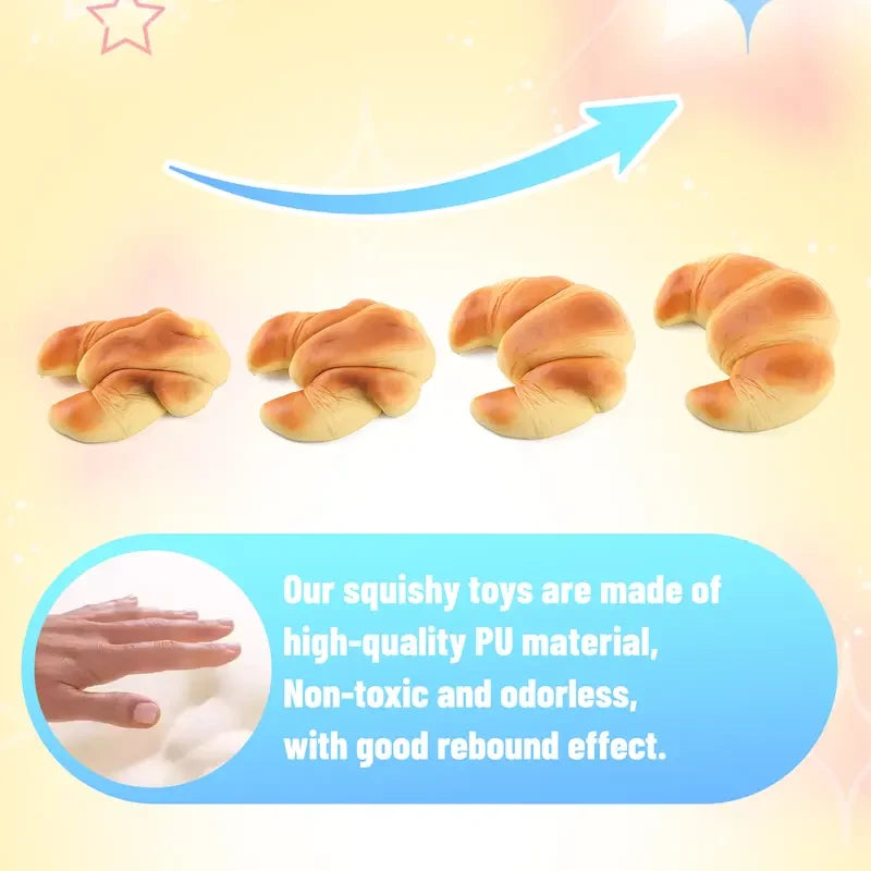 Giant Croissant Slow Rising Squishy