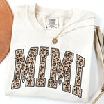 Thread Tumblrz Women's Leopard Print Mimi Grandma Graphic Cotton T-Shirt — Grandmother Gift