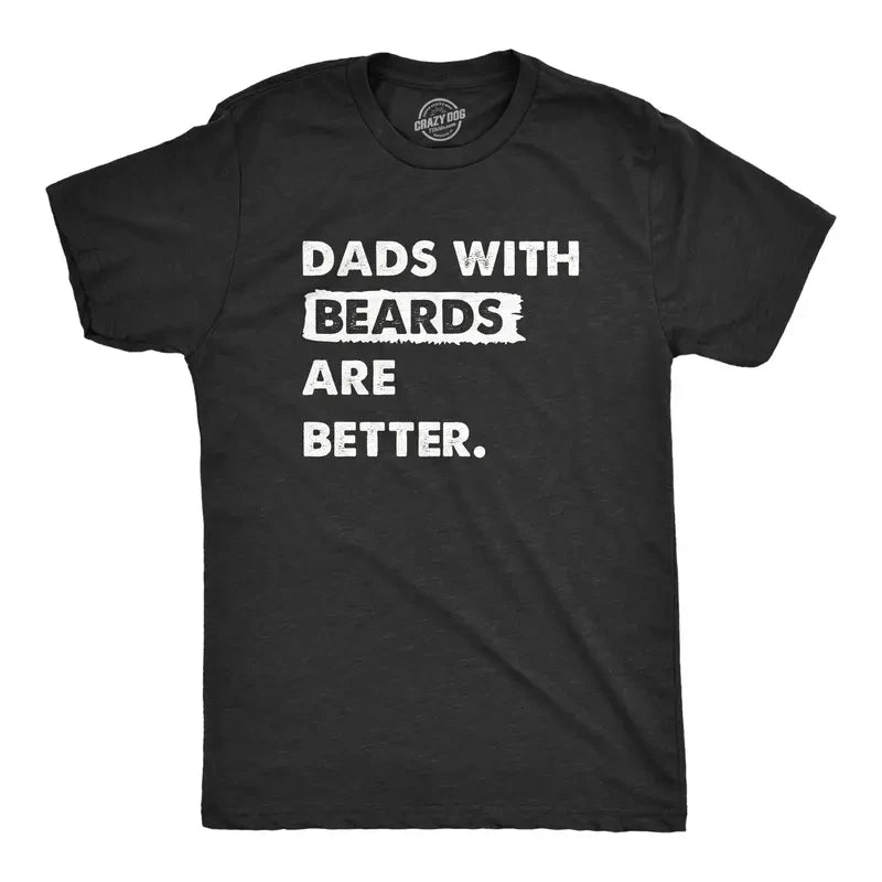 Funny Bearded Dad Graphic Tee