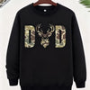 Camouflage Dad Fit Hooded Sweatshirt