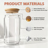 Thread Tumblrz Glass Iced Coffee Tumbler Set with Straw
