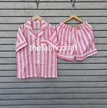 Hand Block Printed Cotton Pajama Set