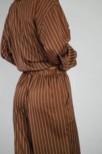 Striped Silk Pajama Set