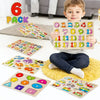 Wooden Alphabet Peg Puzzle Set