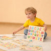 Wooden Alphabet Peg Puzzle Set