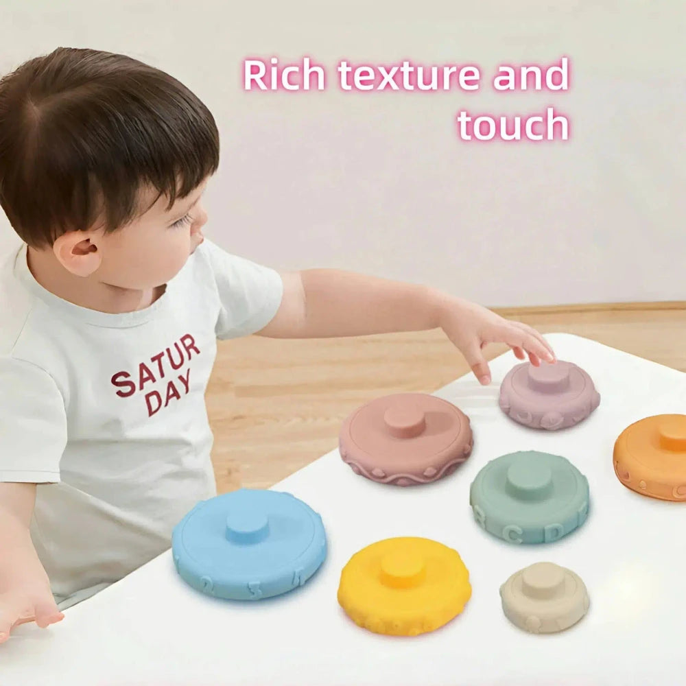 Soft Stacking Rings Baby Teething Toy