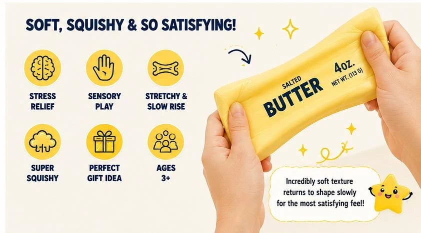 Butter Squishy Stress Relief Toy