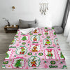 Thread Tumblrz Festive Holiday Graphic Flannel Throw Blanket — Christmas Gift