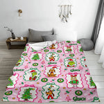 Thread Tumblrz Festive Holiday Graphic Flannel Throw Blanket — Christmas Gift