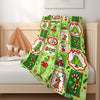 Thread Tumblrz Festive Holiday Graphic Flannel Throw Blanket — Christmas Gift