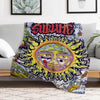 Thread Tumblrz Fluffy Fleece Cozy Winter Snowflake Throw Blanket