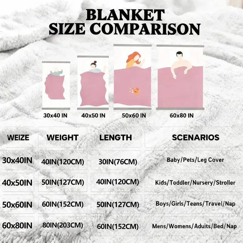 Thread Tumblrz Fluffy Fleece Cozy Winter Snowflake Throw Blanket