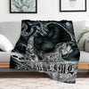Thread Tumblrz Fluffy Fleece Cozy Winter Snowflake Throw Blanket