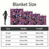 Thread Tumblrz Pink Ghost Face Halloween Flannel Throw Blanket — Cozy Spooky Home Decor