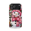 Cute Snowman Phone Case — Holiday Magnetic Impact-Resistant Case