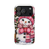 Cute Snowman Phone Case — Holiday Magnetic Impact-Resistant Case