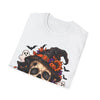 Thread Tumblrz Halloween Skull Witch Hat Pumpkins & Ghosts Graphic T-Shirt