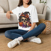 Thread Tumblrz Halloween Skull Witch Hat Pumpkins & Ghosts Graphic T-Shirt