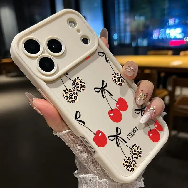 Cherry Bow Soft TPU iPhone Case