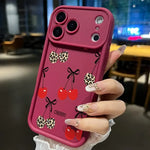 Cherry Bow Soft TPU iPhone Case