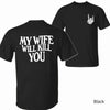 Funny Skeleton Hand Husband Tee